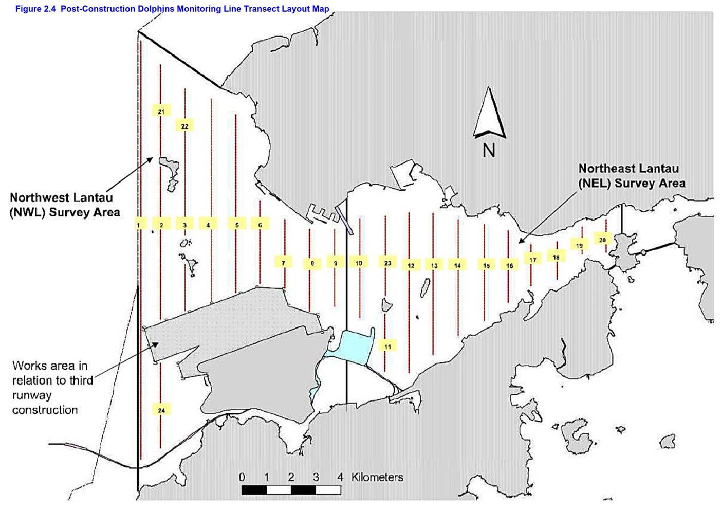 Figure 2_4 Dolphin monitoring transect surveys_r3 (post-construction)